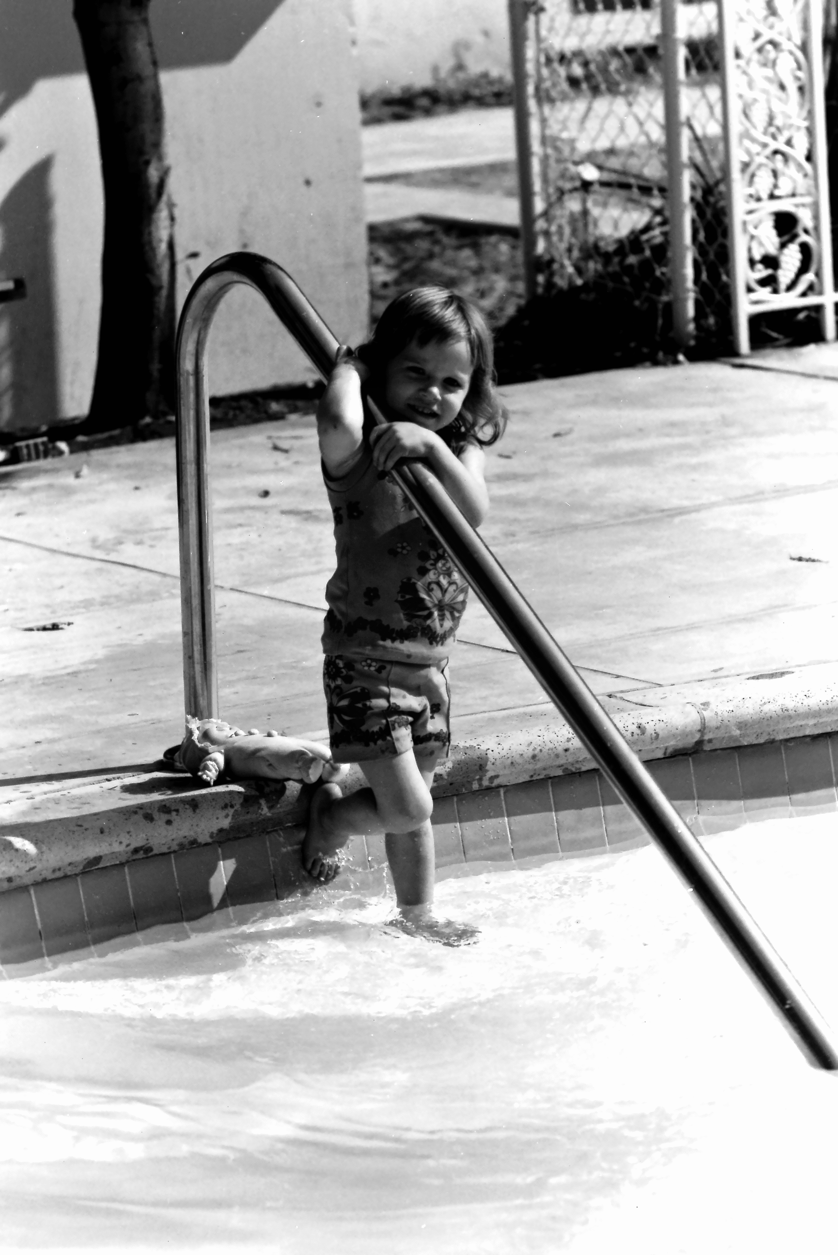 Dawn Stepping Into the Pool